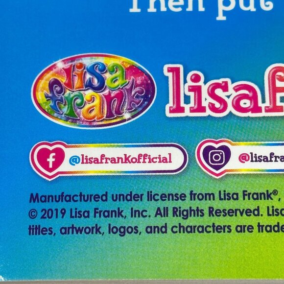Lisa Frank Giant Coloring Activity Book 2019 Crayola Twistables Crayons Lot of 5 - Picture 5 of 9